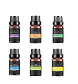 Organic Essential Oils Set Top Sale  Natural Therapeutic Grade Aromatherapy Oil Gift Kit For Diffuser (Option: Set of 6 essential oils)