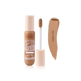 Liquid Concealer Stick Foundation Cream 6 Color Moisturizing Full Coverage Acne Dark Circle Natural Matte Concealer Cream Makeup (Color: 06 Honey)