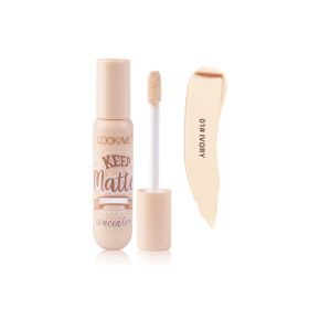 Liquid Concealer Stick Foundation Cream 6 Color Moisturizing Full Coverage Acne Dark Circle Natural Matte Concealer Cream Makeup (Color: 01 Ivory)
