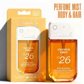 4 Scents Travel-Size Body & Hair Fragrance Mist (1.5 fl oz) - Long-Lasting Fruity & Floral Fragrance for Women, Dates & Gifts (89922: 89922-valencia vibes)